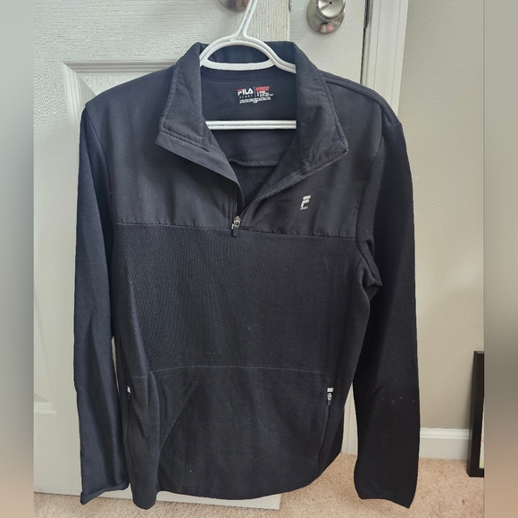 Fila Other - Fila Black 1/4 Zip Performance Pullover S
